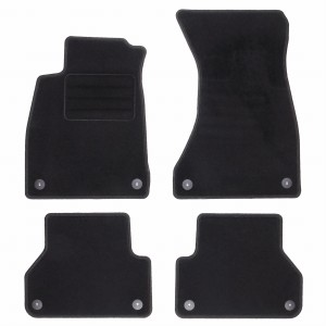 Dywaniki Basic Czarne do Audi A4 B9 2015-