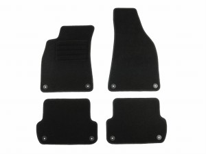 Dywaniki Basic Czarne do Audi A4 B6 [8E] 2000-2004