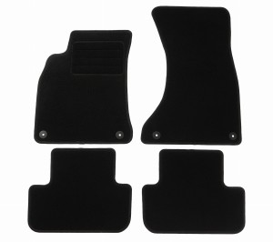 Dywaniki Basic Czarne do Audi A4 B8 [8K] 2008-2015