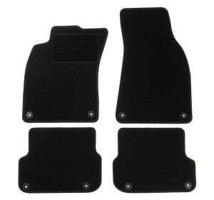 Dywaniki Basic Czarne do Audi A6 C6 [4F] 2004-2006
