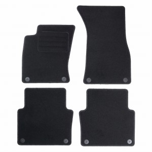 Dywaniki Basic Czarne do Audi A8 D3 [4E] 2002-2009