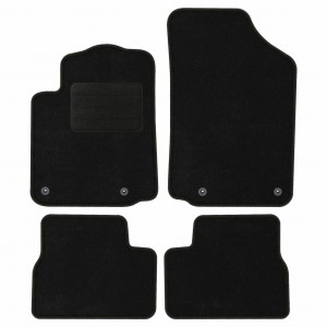 Dywaniki Basic Czarne do Citroen C3 I 2002-2009