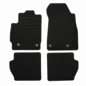 Dywaniki Basic Czarne do Mazda 2 II 2007-2014