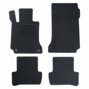 Dywaniki Basic Czarne do Mercedes-Benz C-Klasa W204 2007-2014