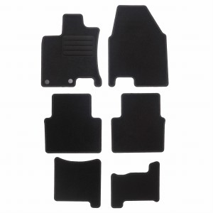 Dywaniki Basic Czarne do Nissan Qashqai I +2 2008-2013