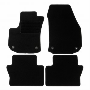 Dywaniki Basic Czarne do Opel Zafira B 5m 2005-2011