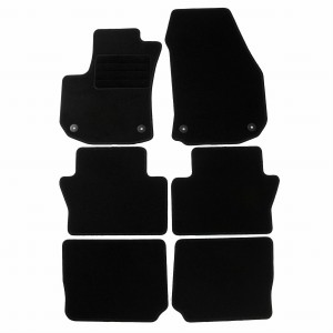 Dywaniki Basic Czarne do Opel Zafira B 7m 2005-2011