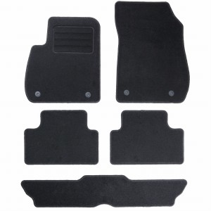 Dywaniki Basic Czarne do Opel Zafira C 7m 2012-