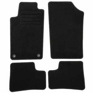 Dywaniki Basic Czarne do Peugeot 206+ 2009-2012