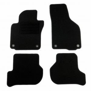 Dywaniki Basic Czarne do Seat Leon II 2005-2012