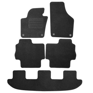 Dywaniki Basic Antracyt do Seat Alhambra II 7m [7N] 2010-