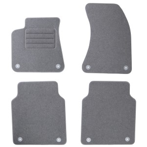 Dywaniki Basic Szare do Audi A8 D4 2010-2017