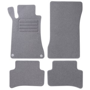 Dywaniki Basic Szare do Mercedes-Benz C-Klasa W203 2000-2007