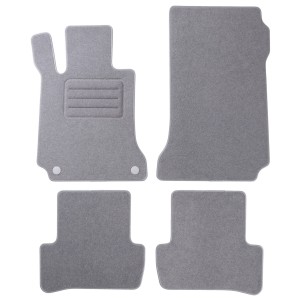 Dywaniki Basic Szare do Mercedes-Benz C-Klasa W204 2007-2014