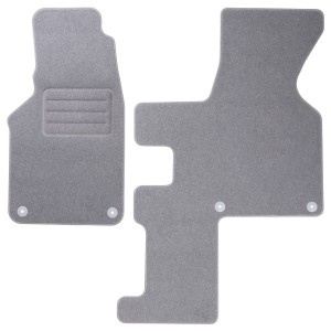Dywaniki Basic Szare do VW Transporter T4 AUTOMAT [Multivan Caravelle] 1990-2003